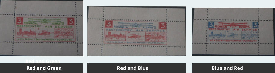 Red and Green  Red and Blue  Blue and Red  Red and Blue  Blue and Red  Red and Green  Red and Green  Red and Green